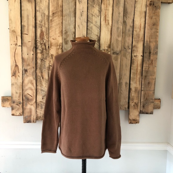 Timberland Other - Vintage Timberland Men’s Mock Neck Brown Sweater Size LG